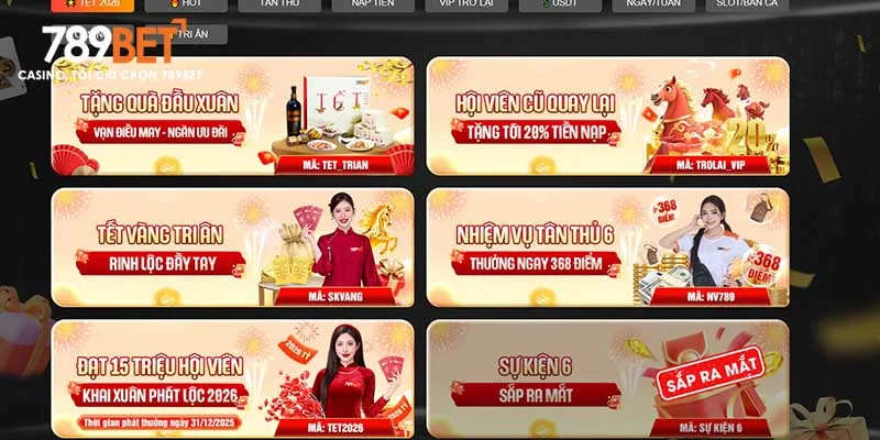 Nhà cái đưa ra hàng loạt chương trình khuyến mãi hấp dẫn