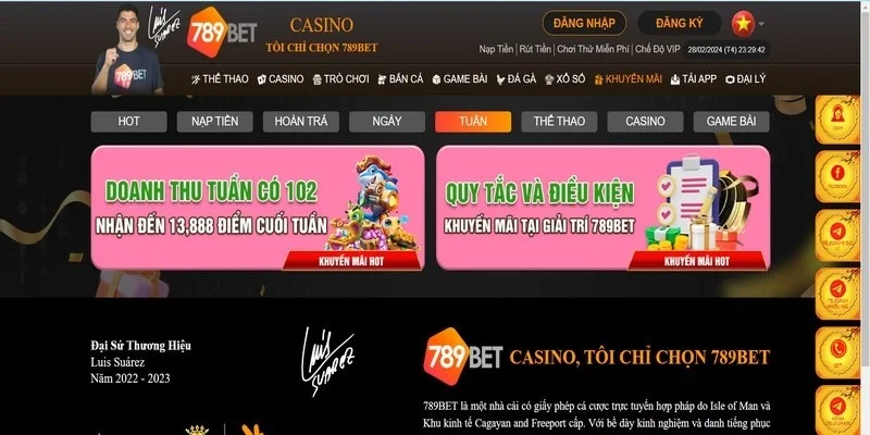 Quy định tham gia khuyến mãi Nổ Hũ Bắn Cá 789bet