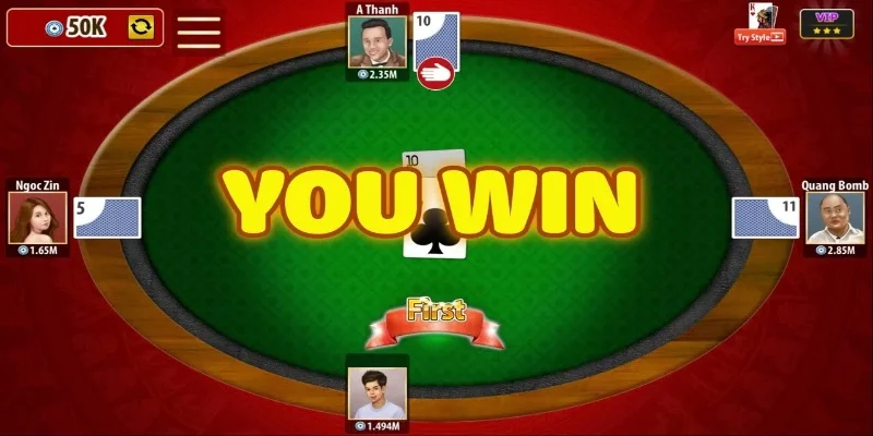 Tiến lên miền Nam được tổ chức ở cả 2 hình thức offline và trực tuyến